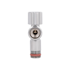 Кран угловой Thermo Alliance Forte вентельный 1/2"Н×3/4"Н, хром TAF341W1520