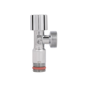 Кран угловой Thermo Alliance Forte вентельный 1/2"Н×3/4"Н, хром TAF341W1520