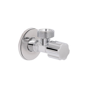 Кран угловой Thermo Alliance Forte вентельный 1/2"Н×3/4"Н, хром TAF341W1520