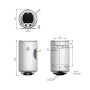 Электрический водонагреватель Thermo Alliance Spectra 100 л вертикальный, мокрий ТЕН 2,0 кВт, d 435 мм