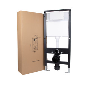 Инсталляция для подвесного унитаза Qtap Standard 1120/1320x500x160/220 мм, 18/23 см, QTSTD159BL49467