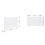 Клавиша смыва Qtap Standard 152x236x28 мм, White, линейная QTSTD164W49471