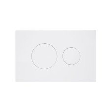 Клавиша смыва Qtap Standard 152x236x28 мм, White, круглая QTSTD164W49468