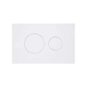 Клавиша смыва Qtap Standard 152x236x28 мм, White, круглая QTSTD164W49468