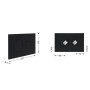 Клавиша смыва Qtap Standard 152x236x28 мм, Matt Black, круглая QTSTD164BLM49470