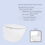 Готовое решение Qtap для ванной комнаты: подвесной унитаз Jay Ultra Quiet 485x360x320 + комплект инсталляции Standard (круглая кнопка Black)