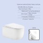Готовое решение Qtap для ванной комнаты: подвесной унитаз Taurus Ultra Quiet 515x360x350 + комплект инсталляции Standard (линейная кнопка Chrome)
