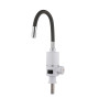 Проточный кран-водонагреватель с гибким изливом для кухни Lidz Warm 065 LDWAR065GRE49096 White/Grey