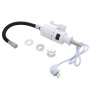 Проточный кран-водонагреватель с гибким изливом для кухни Lidz Warm 065 LDWAR065GRE49096 White/Grey