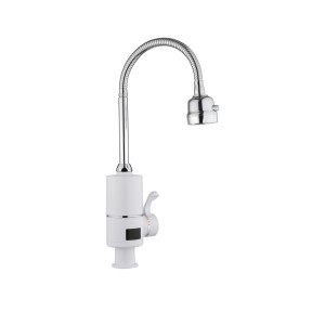 Проточний кран-водонагрівач  для кухні на три режими Lidz Warm 062  LDWAR062WCR49099 White/Chrome
