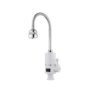 Проточний кран-водонагрівач  для кухні на три режими Lidz Warm 062  LDWAR062WCR49099 White/Chrome
