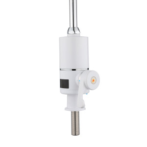 Проточний кран-водонагрівач  для кухні на три режими Lidz Warm 062  LDWAR062WCR49099 White/Chrome