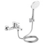 Змішувач для ванни з душовим гарнітуром Qtap Astra (k35) Chrome QTAST259CRM49715