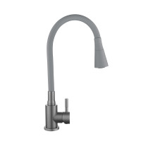 Смеситель для кухни Lidz Aria 015F31 (k35) с гибким изливом LDARI015F31GGRP49567 Graphite/Grey