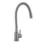 Змішувач для кухні Lidz Aria 015F3 (k35) з гнучким виливом LDARI015F3GGRP49565 Graphite/Grey