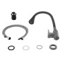 Змішувач для кухні Lidz Aria 015F31 (k35) з гнучким виливом LDARI015F31BGRP49566 Graphite/Black