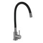 Змішувач для кухні Lidz Aria 015F3 (k35) з гнучким виливом LDARI015F3BGRP49564 Graphite/Black