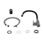 Змішувач для кухні Lidz Aria 015F3 (k35) з гнучким виливом LDARI015F3BGRP49564 Graphite/Black