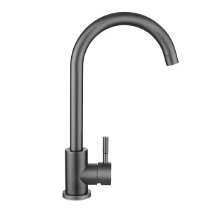 Змішувач для кухні Lidz Aria 015F (k35)  LDARI015FGRP49559 Graphite