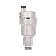 Воздухоотводчик Thermo Alliance Forte 1/2"Н латунный, никел., c клапаном TAF28015