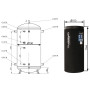 Теплоакумулятор Thermo Alliance TA-ТАМ-00 750 з ізоляцією 80 мм