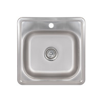 Кухонна мийка Brinex 4848 0,6 мм Satin (BRIN4848SAT0651257)