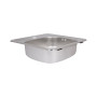 Кухонна мийка Brinex 4848 0,6 мм Satin (BRIN4848SAT0651257)