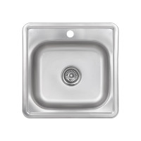 Кухонна мийка Brinex 4848 0,6 мм Micro Decor (BRIN4848MDEC0651258)