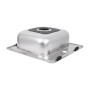 Кухонна мийка Brinex 4848 0,6 мм Micro Decor (BRIN4848MDEC0651258)