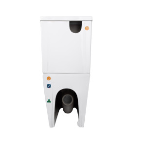 Унитаз напольный Qtap Crow Ultra Quiet безободковый с сиденьем Soft-close QTCRO27W51028