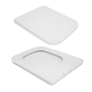 Унитаз напольный Qtap Crow Ultra Quiet безободковый с сиденьем Soft-close QTCRO27W51028
