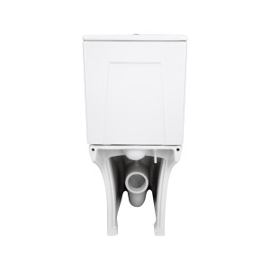 Унитаз напольный Qtap Presto безобідковий з сідінням Soft-close QTPRE27W51022