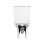 Унитаз напольный Qtap Presto безобідковий з сідінням Soft-close QTPRE27W51022
