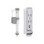 Унитаз напольный Qtap Presto безобідковий з сідінням Soft-close QTPRE27W51022