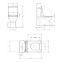 Унитаз напольный Qtap Crow Eco Ultra Quiet безободковый с сиденьем Soft-close QTCRO27W51030