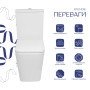 Унитаз напольный Qtap Crow Eco Ultra Quiet безободковый с сиденьем Soft-close QTCRO27W51030
