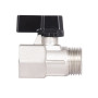 Кран кульовий "міні" Thermo Alliance Forte 1/2" ВЗР SF266W15