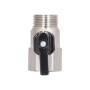 Кран кульовий "міні" Thermo Alliance Forte 1/2" ВЗР SF266W15