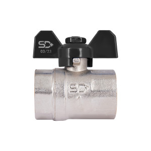 Кран кульовий Thermo Alliance Base 1" ВР для води (метелик) SD602W25