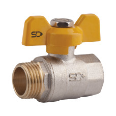 Кран кульовий Thermo Alliance Base 1/2" ВЗ для газу (метелик) SD607G15