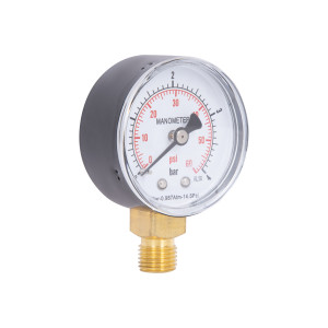 Манометр Thermo Alliance Standart 50 мм 1/4", нижнє підмикання SD1704B
