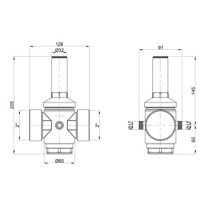 Редуктор тиску Icma 2" №246