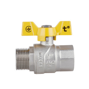 Кран кульовий Thermo Alliance Forte 1" ВЗ для газа (метелик) SF607G25