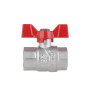 Кран кульовий SD Forte 3/4" ВР для води (метелик) SF602W20