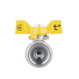Кран кульовий Thermo Alliance Forte 3/4" ВР для газа (метелик) SF602G20