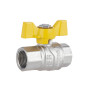 Кран кульовий Thermo Alliance Forte 1/2" ВР для газа (метелик) SF602G15