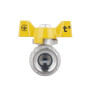 Кран кульовий Thermo Alliance Forte 1/2" ВР для газа (метелик) SF602G15
