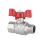 Кран кульовий Thermo Alliance Forte 1/2" ВЗ для води (метелик) SF607W15