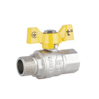 Кран кульовий Thermo Alliance Forte 1/2" ВЗ для газа (метелик) SF607G15