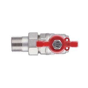 Кран кульовий "Американка" SD Forte 1/2" кутовий SF221W15